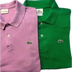 Lot of 2 Lacoste 6 Men’s Polo Shirts XL